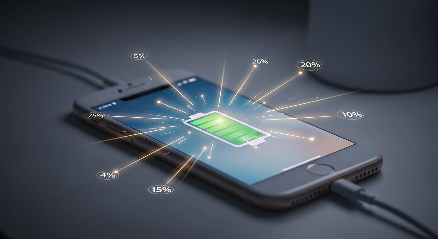 iPhone en charge