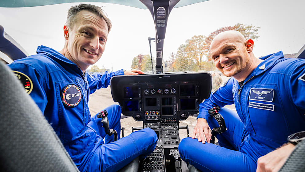 Les astronautes de l'ESA Matthias Maurer et Alexander Gerst sont deux candidats pour un vol vers la Lune.