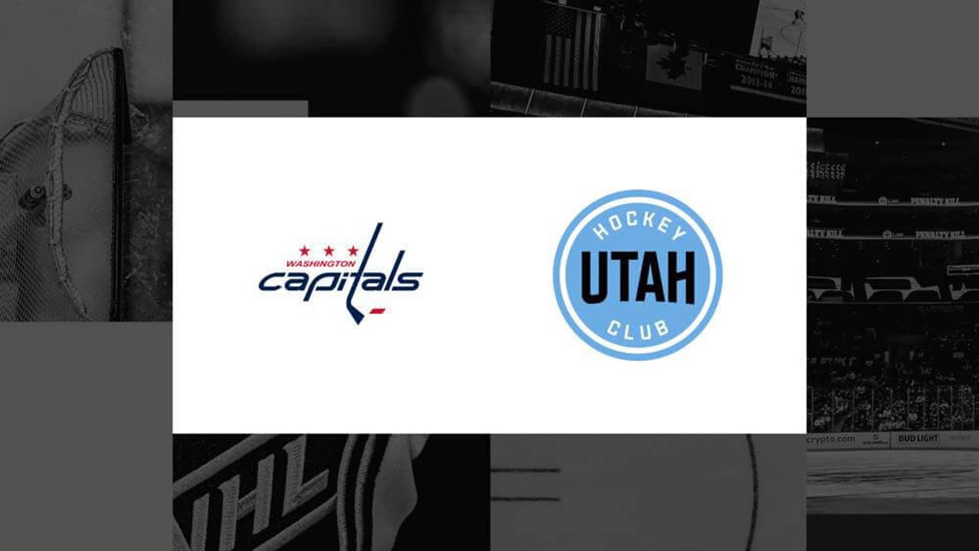 Joueurs sur la glace lors d'un match de NHL