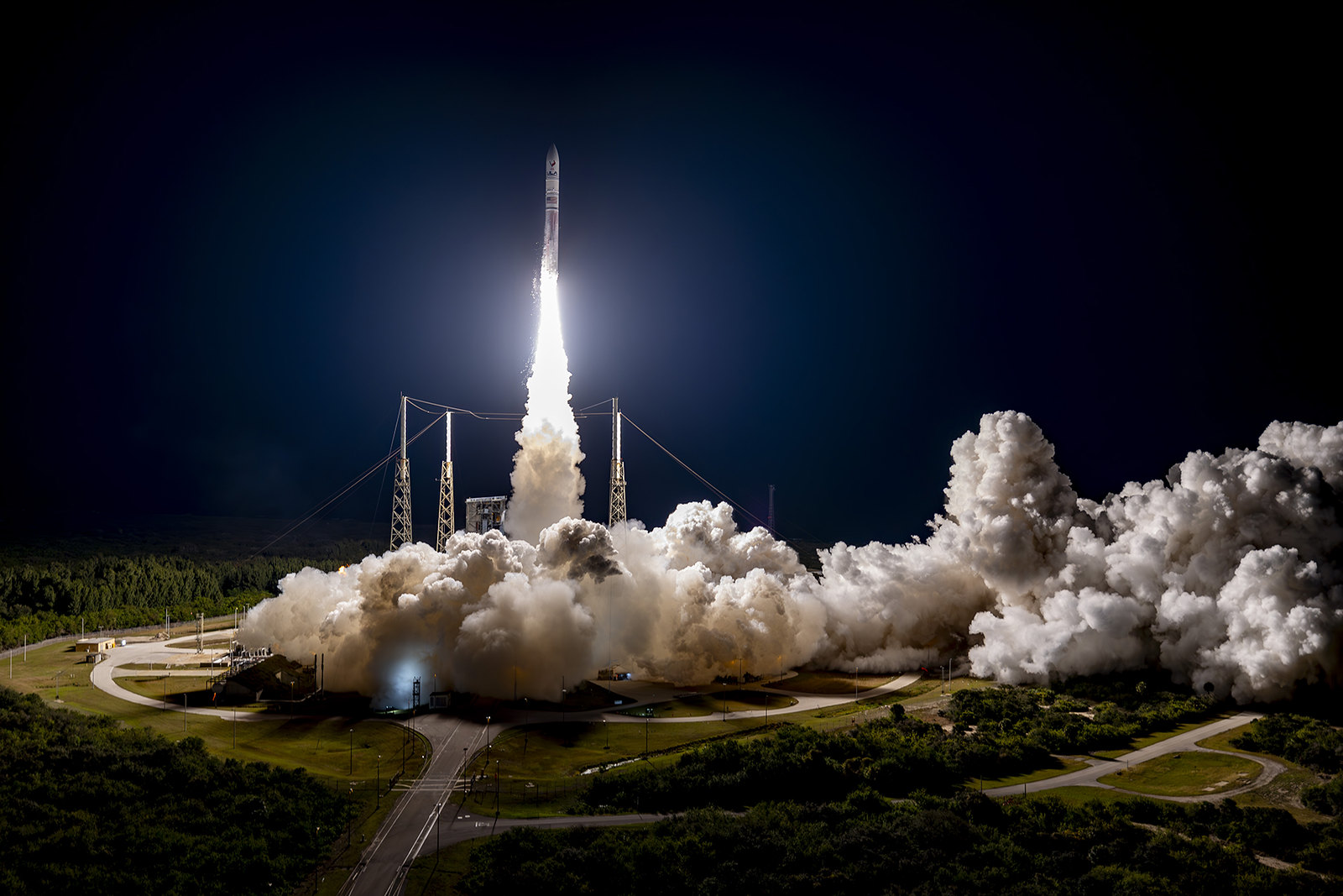 Le premier lancement de la fusée Vulcan en Floride en janvier 2024.