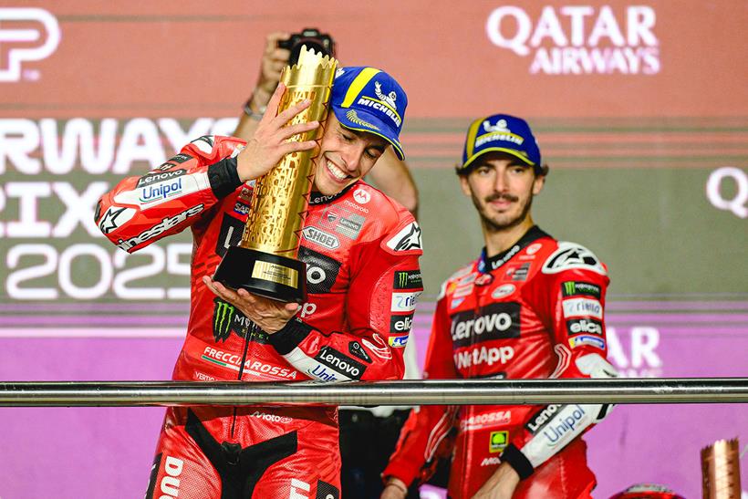 Pecco Bagnaia déçu après la victoire de son coéquipier Marc Marquez au Qatar.