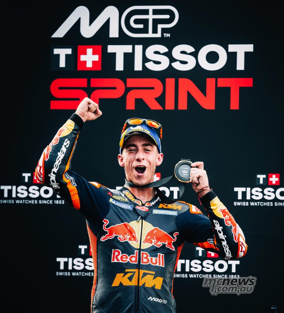 Pedro Acosta lors de la victoire de son Sprint