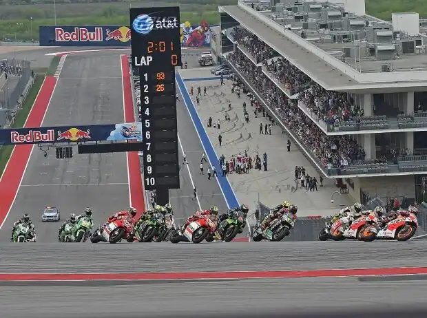 Départ de la MotoGP à Austin