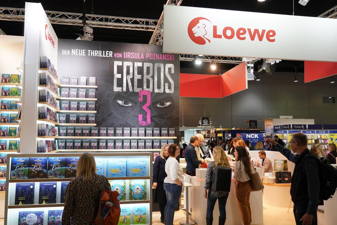 Loewe-Stand à la Foire du Livre de Francfort