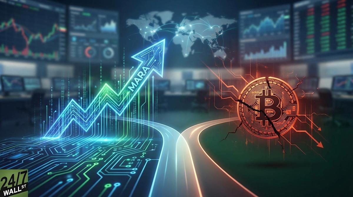MARA en hausse de 5 % pendant que Bitcoin chute : Quelles sont les raisons de cette divergence ?
