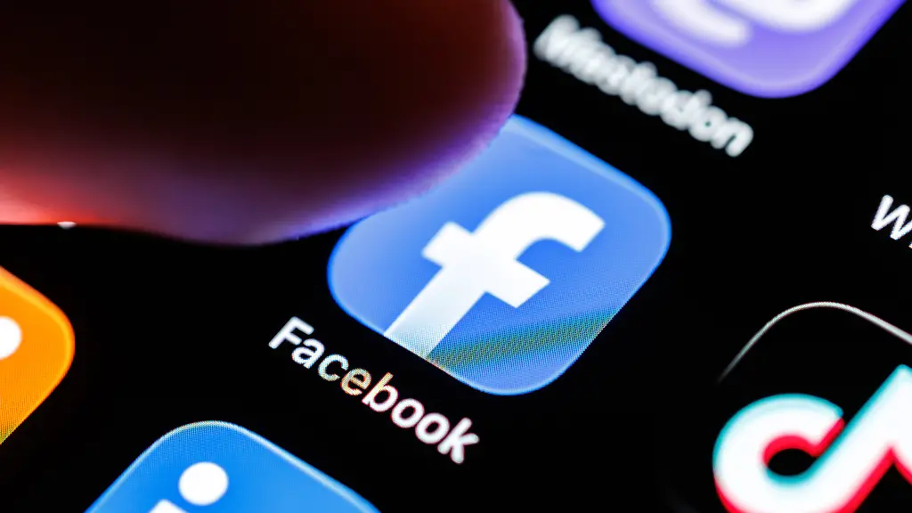 Logo de Facebook sur un smartphone