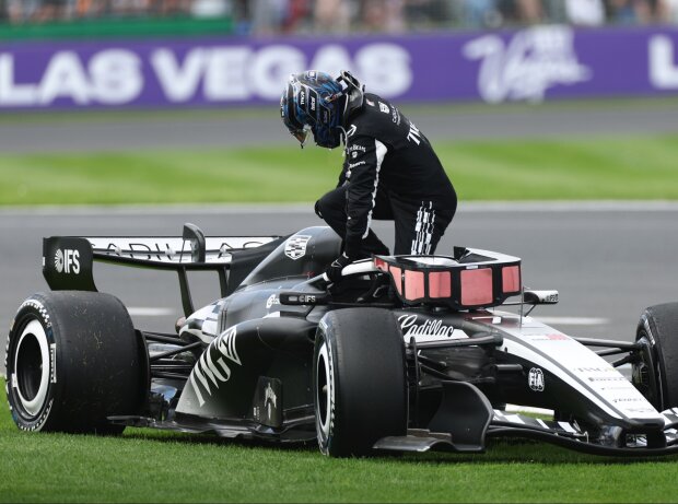 Valtteri Bottas abandonne son Cadillac Valtteri Bottas abandonne son Cadillac