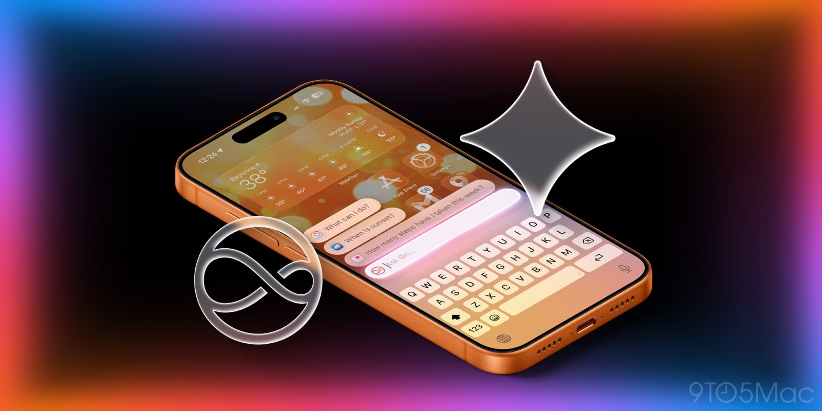 Siri et Gemini sur un iPhone