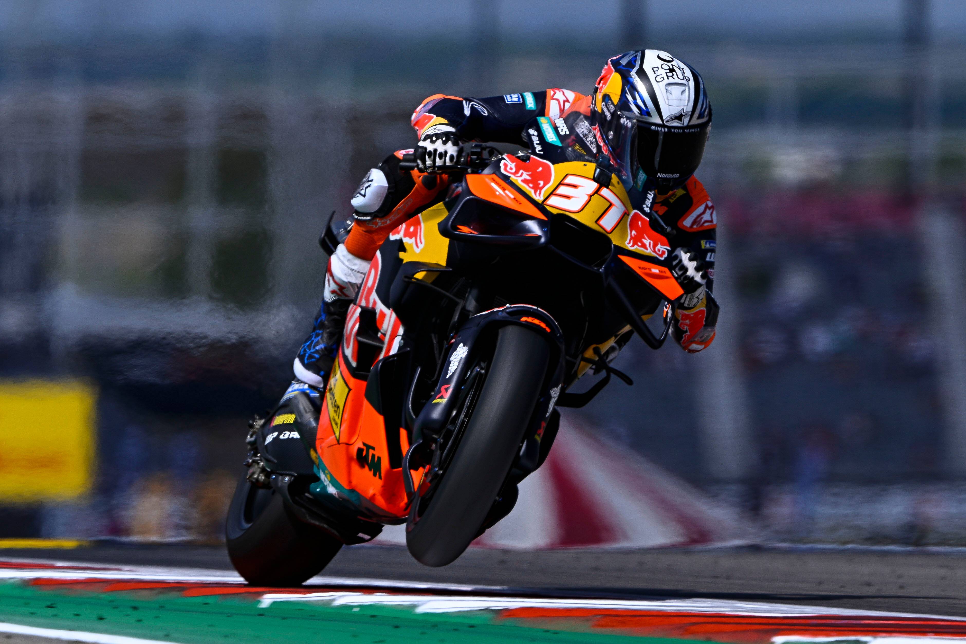 Acosta se distingue lors des essais à COTA après la terrible chute de Marquez