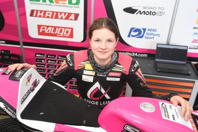 Smilla Göttlich satisfaite après le test.