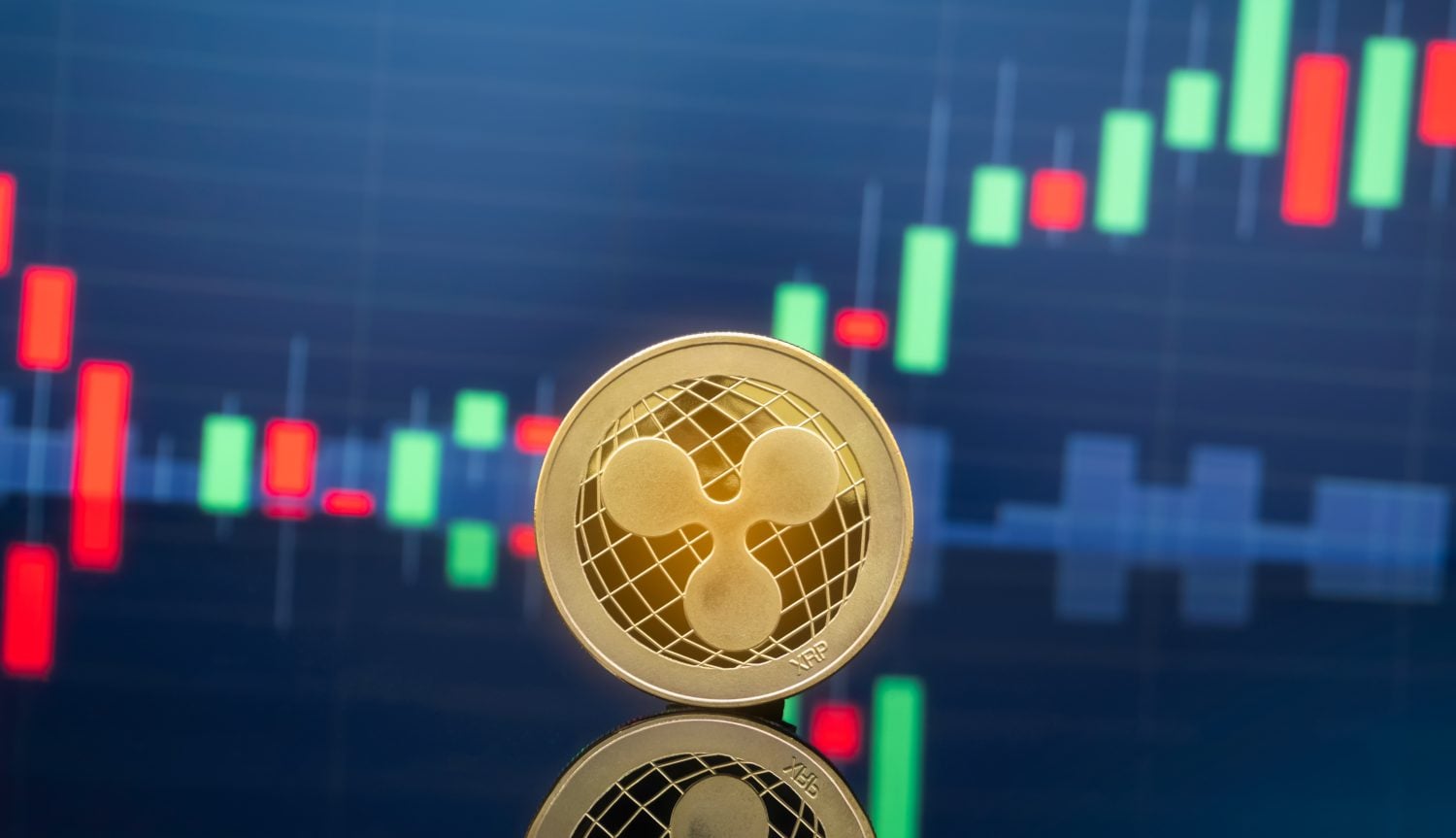 Concept d'investissement Ripple (XRP) et cryptomonnaies