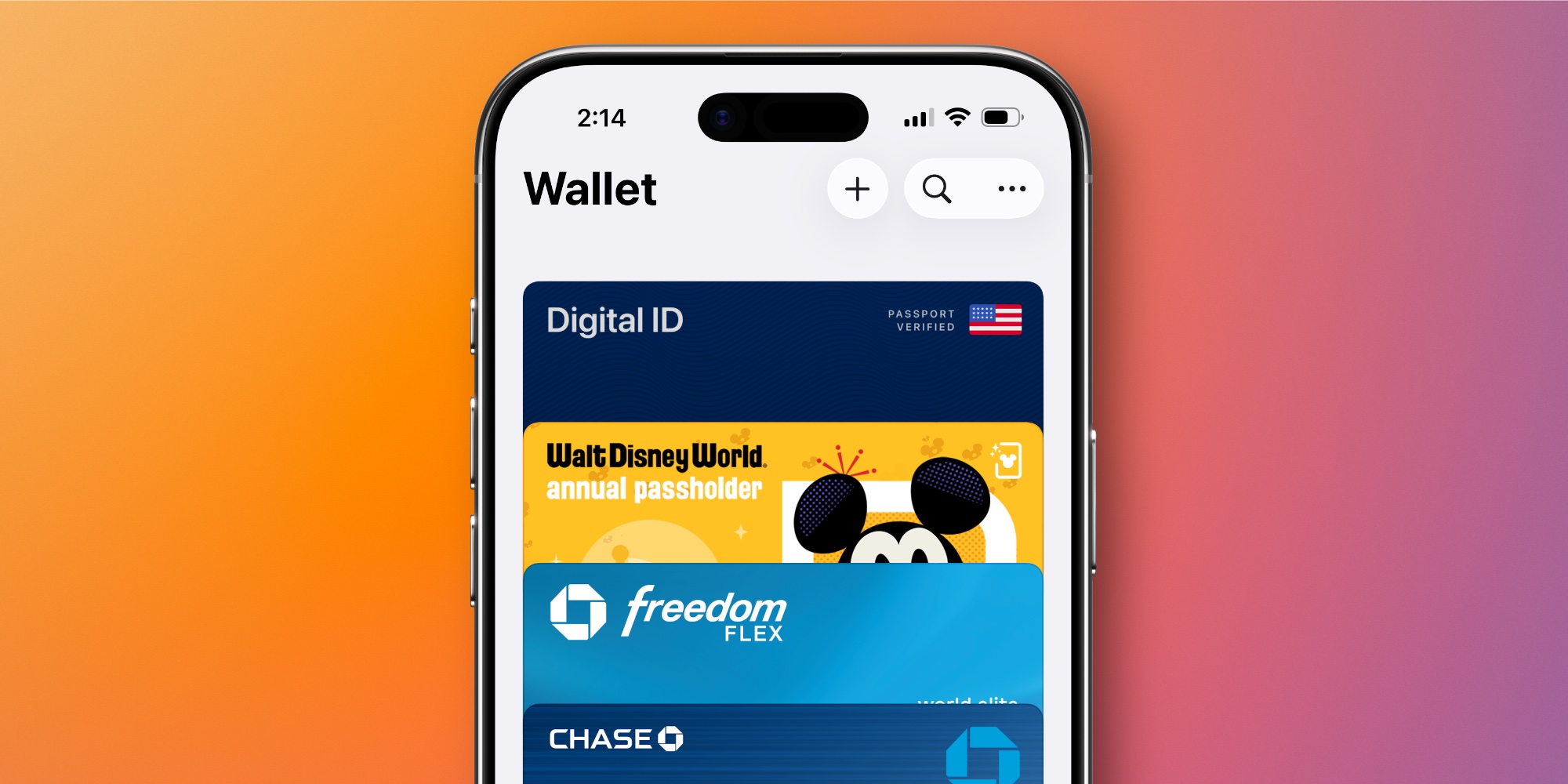 Carte d'ID numérique dans Apple Wallet