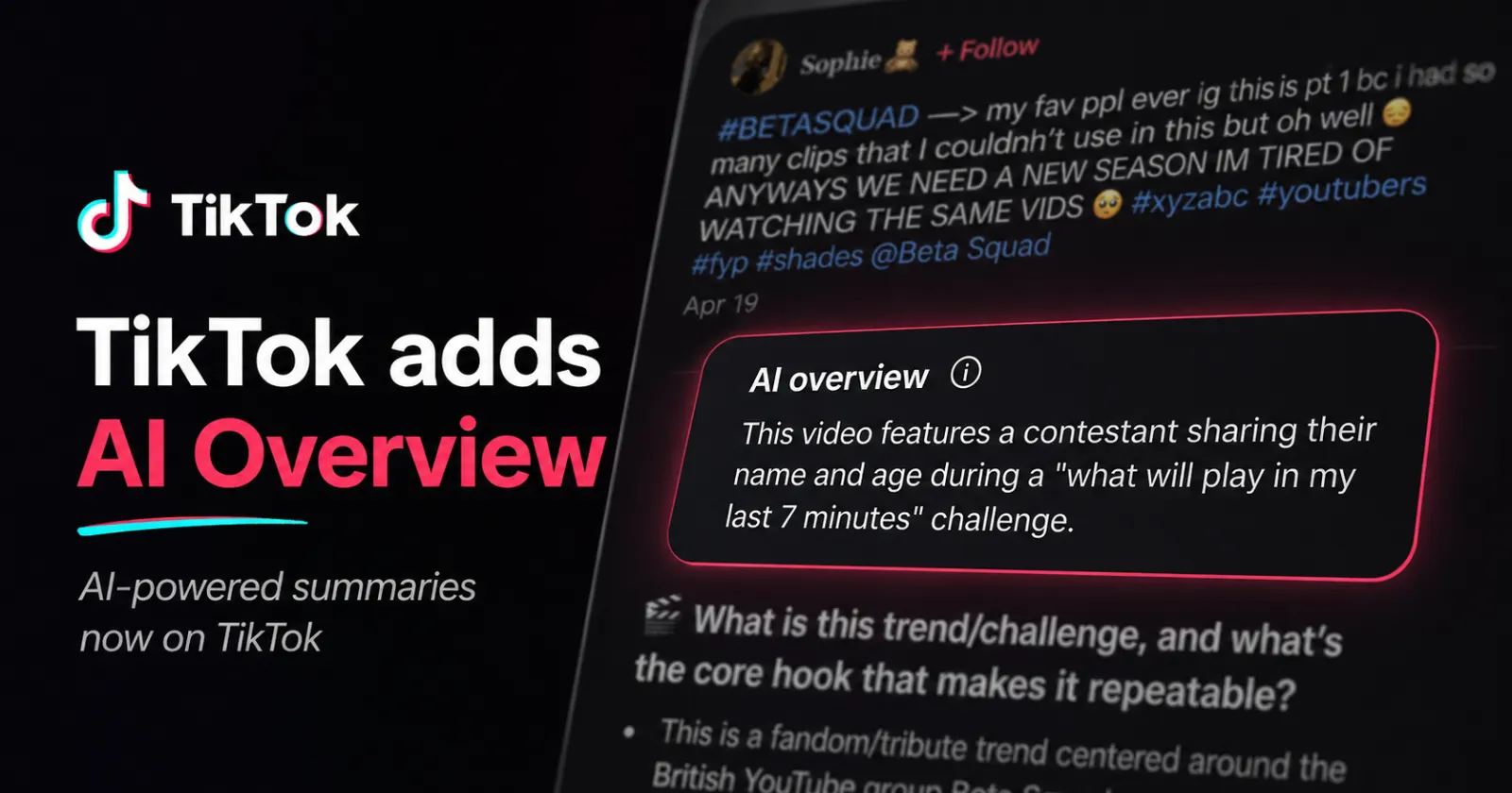 TikTok lance discrètement son IA et la controverse s'intensifie !