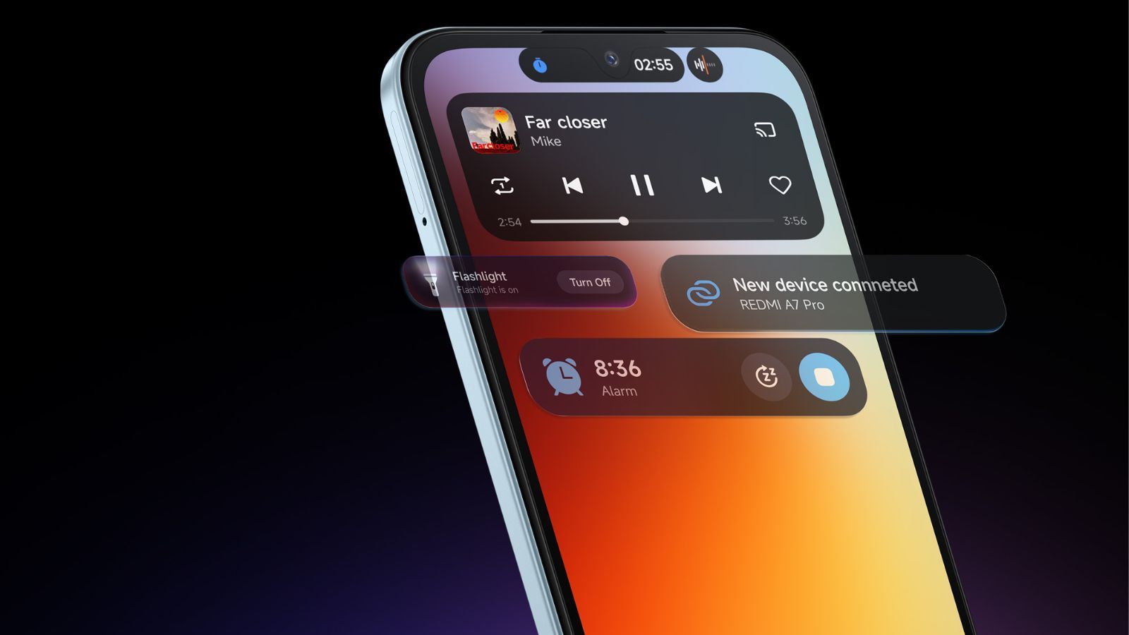 HyperIsland sur le Redmi A7 Pro