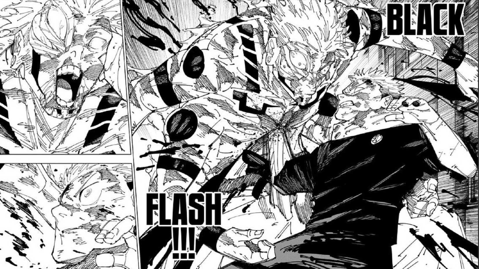 Yuji et Sukuna dans le manga Jujutsu Kaisen