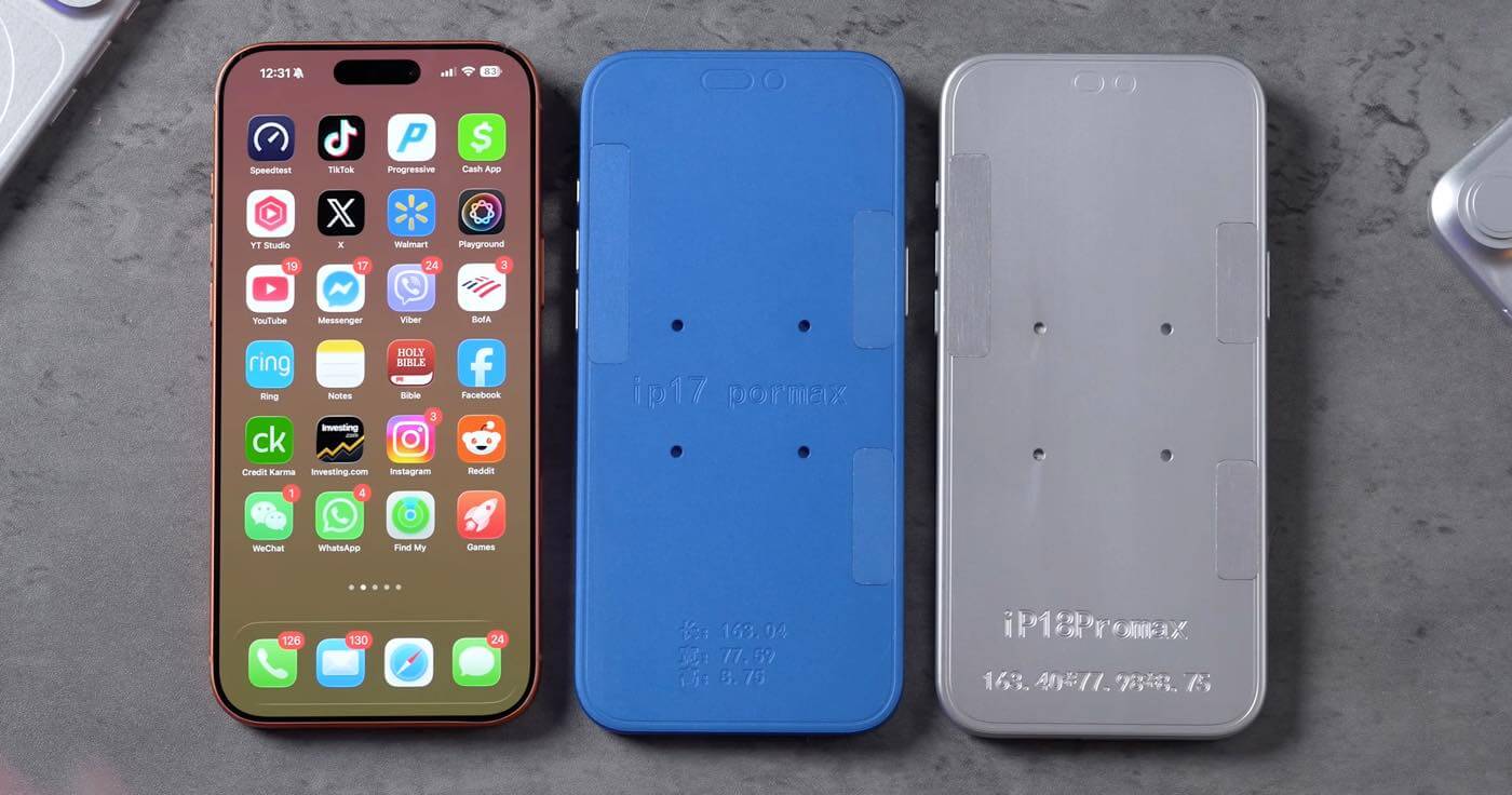 Détails sur les modèles en métal de l'iPhone 18 Pro Max et de l'iPhone Ultra