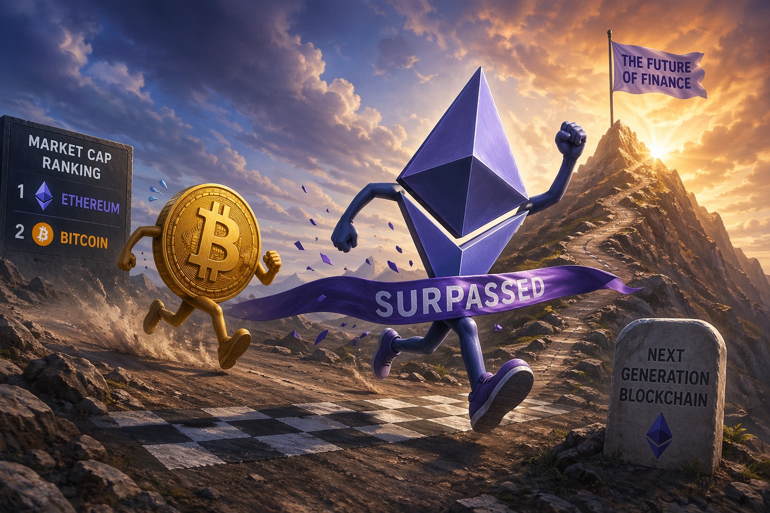 Ethereum atteindra-t-il 250 000 $ avant le Bitcoin ? Découvrez les clés de cette course folle !