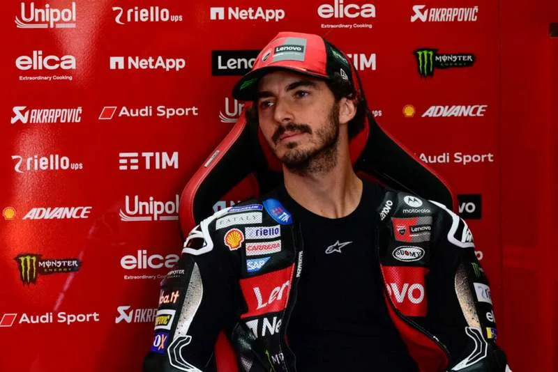 Francesco Bagnaia en conférence