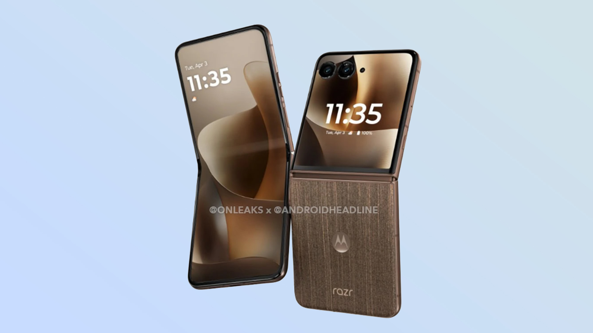 Rendus pressés du Motorola Razr Ultra 2026