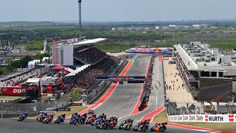 Départ du MotoGP au Circuit des Amériques en 2026