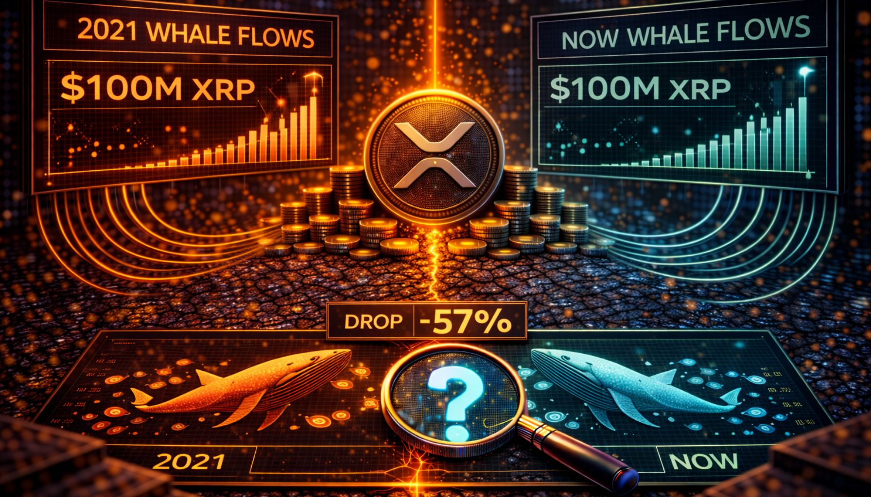 Les Flux de Whales XRP Atteignent des Niveaux de 2021 : L'Histoire Se Répète-t-elle ?