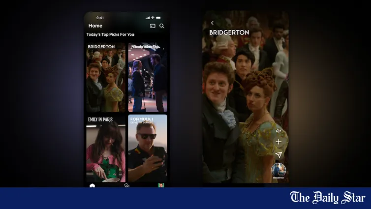 Netflix lance un fil vidéo vertical inspiré de TikTok !