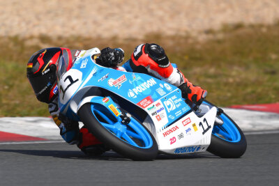 Robin Siegert sur une de ses rapides tours.