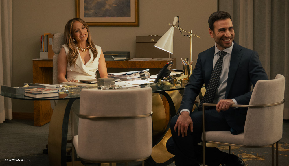 Scène du film Office Romance au bureau