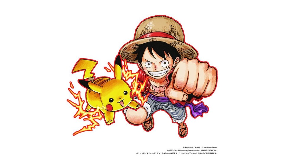 Luffy se bat aux côtés de Pikachu.