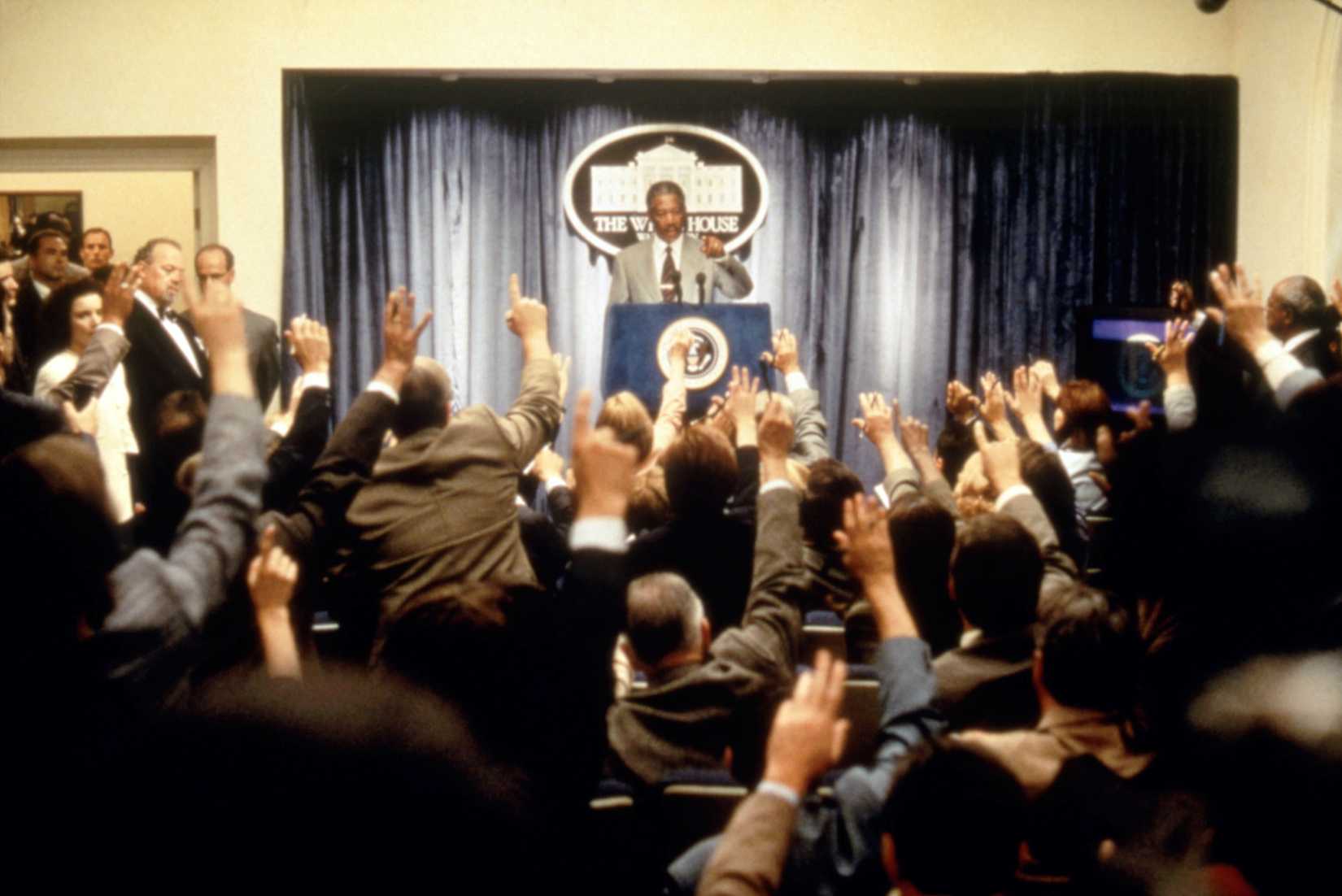 Morgan Freeman dans Deep Impact