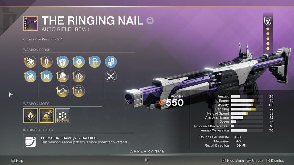 Mise à jour de Destiny 2