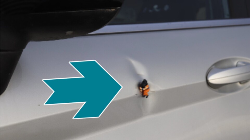 Yamchu dans la célèbre pose, une solution selon Reddit pour une réparation de voiture peu coûteuse.