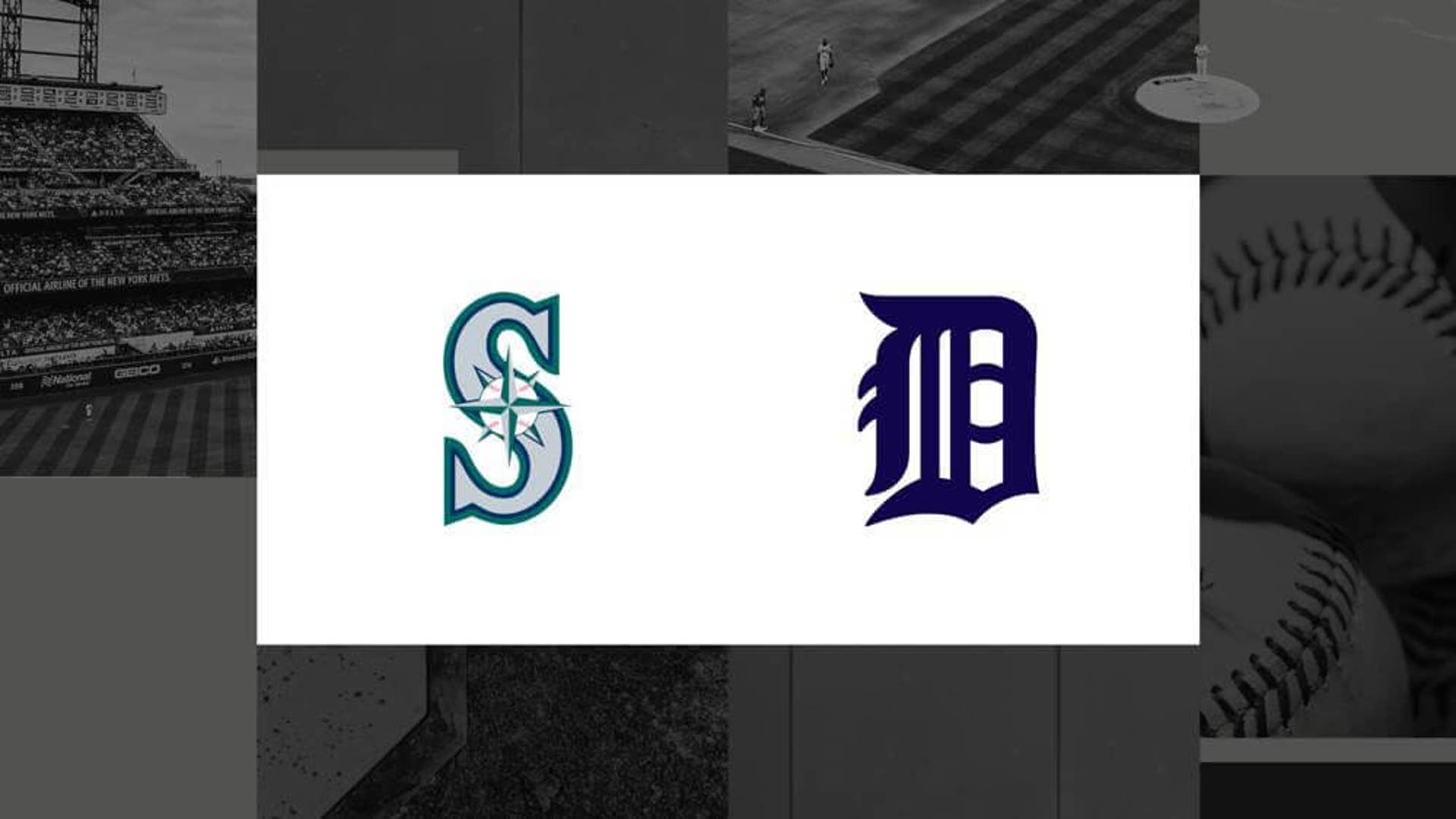 Joueurs des Seattle Mariners et des Detroit Tigers