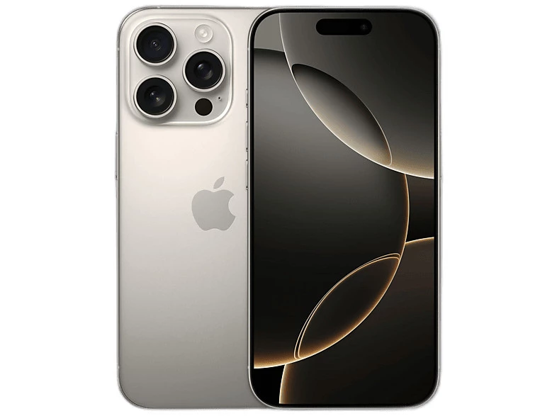 Apple iPhone 16 Pro, Titanio Naturel, 512 Go, 5G, OLED Super Retina XDR de 6,3 pouces