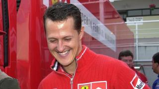 Niki Lauda et Michael Schumacher, en 2001