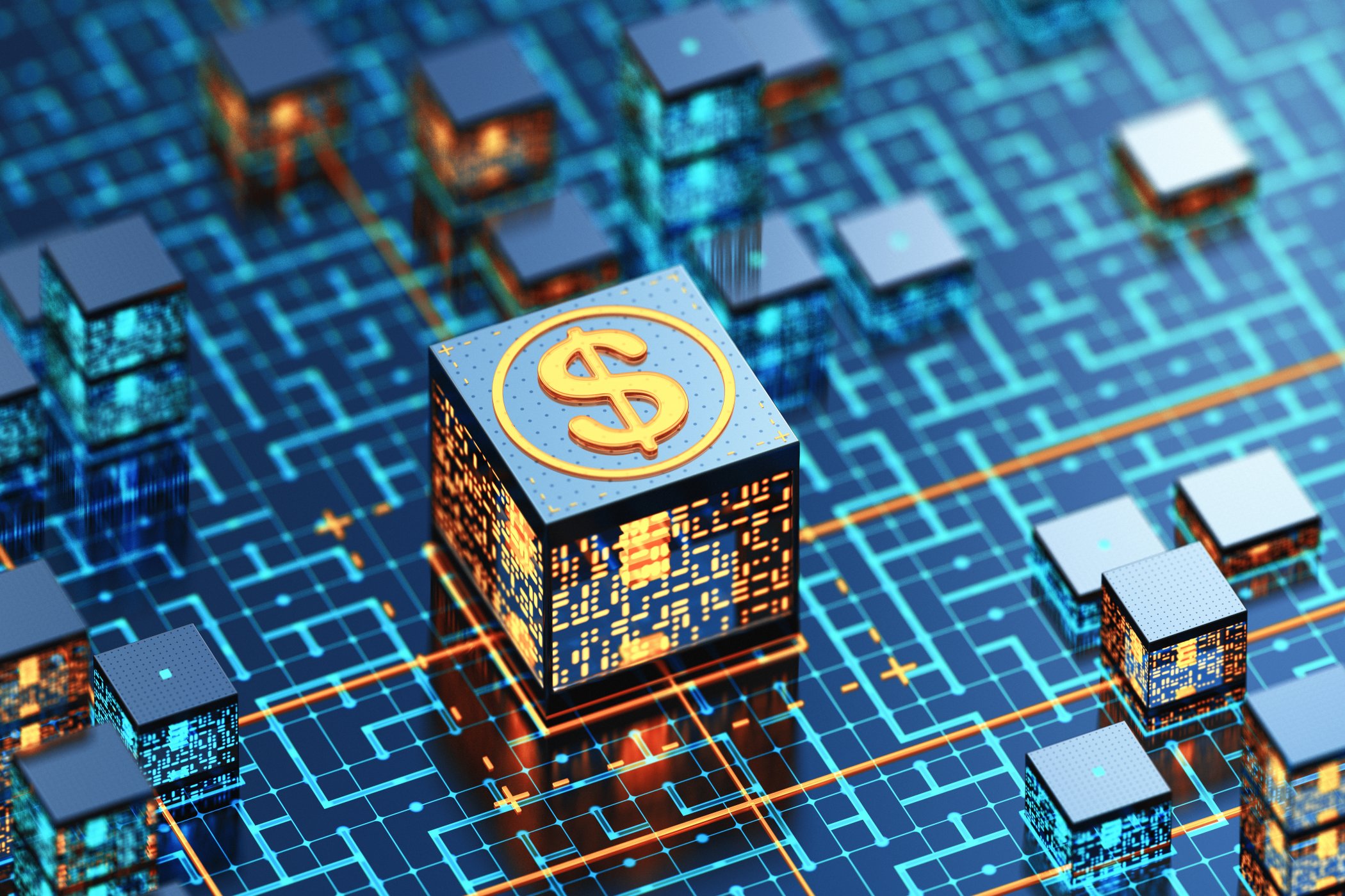 Une monnaie numérique sur une blockchain.